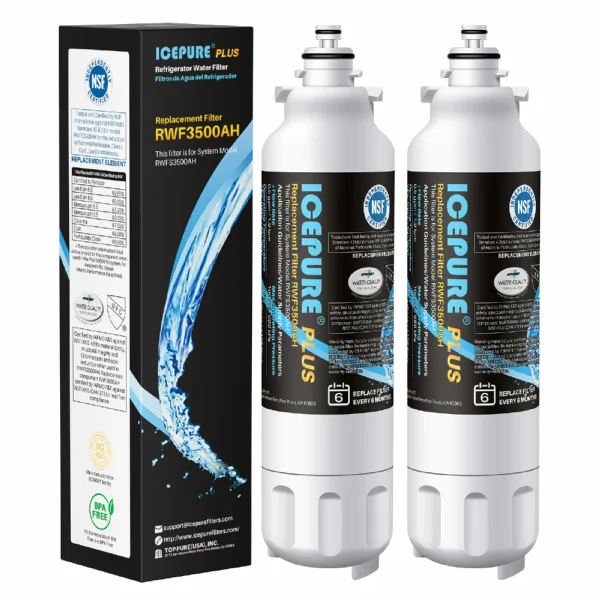 ICEPURE PLUS/ PRO Refrigerator Water Filter Replacement for LG LT800P